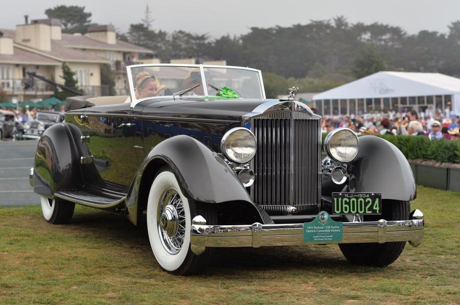  Packard 1108 Twelve Dietrich Convertible Victoria 1934 года  (фото 2 из 13)